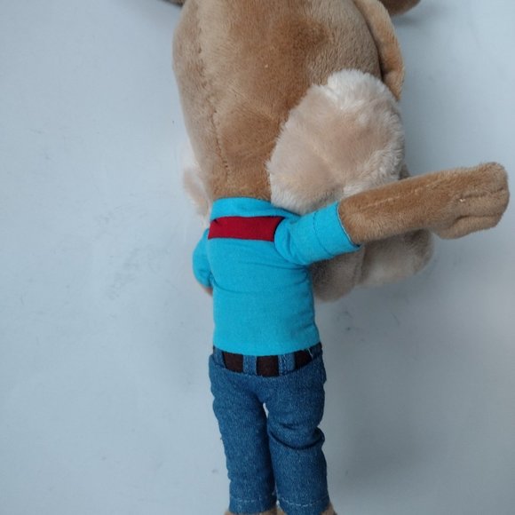 Chuck E Cheese Jasper T Jowls 10" Stuffed Plush Animal toy Dog New - Picture 3 of 6